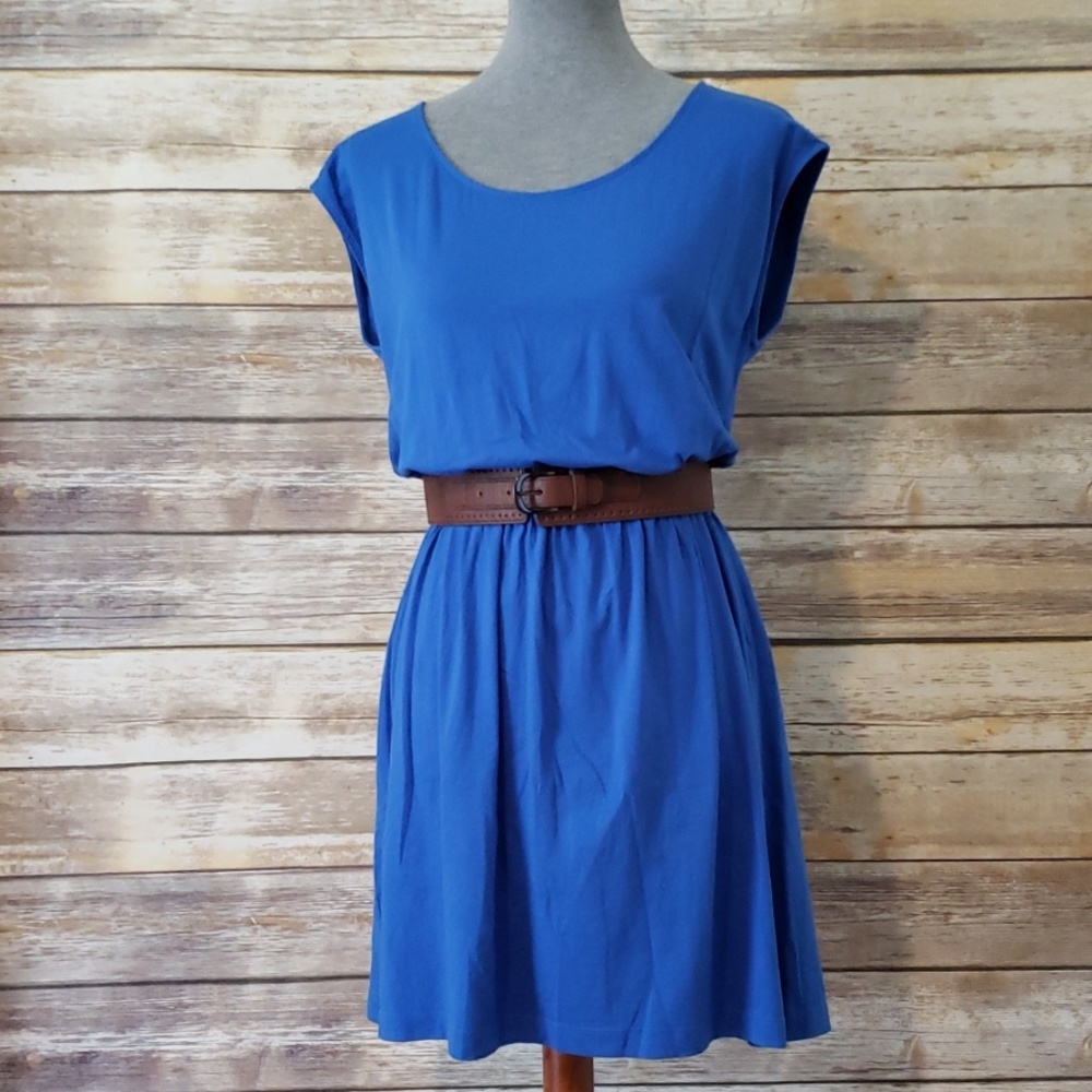 Cap-Sleeve Dress